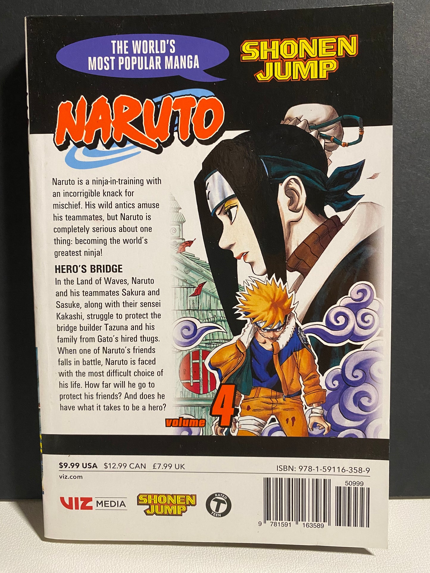 Naruto - Vol 4 (USED/GOOD)