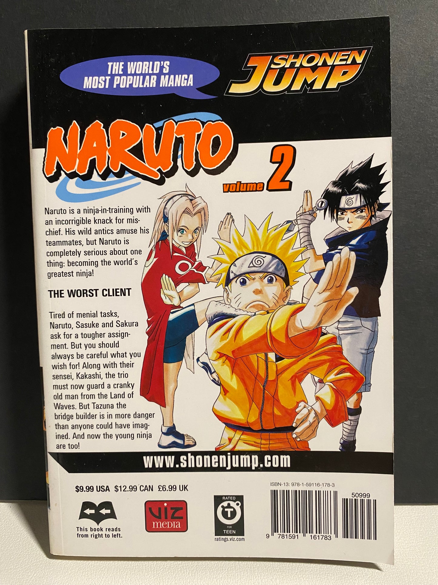 Naruto - Vol 2 (USED/GOOD)