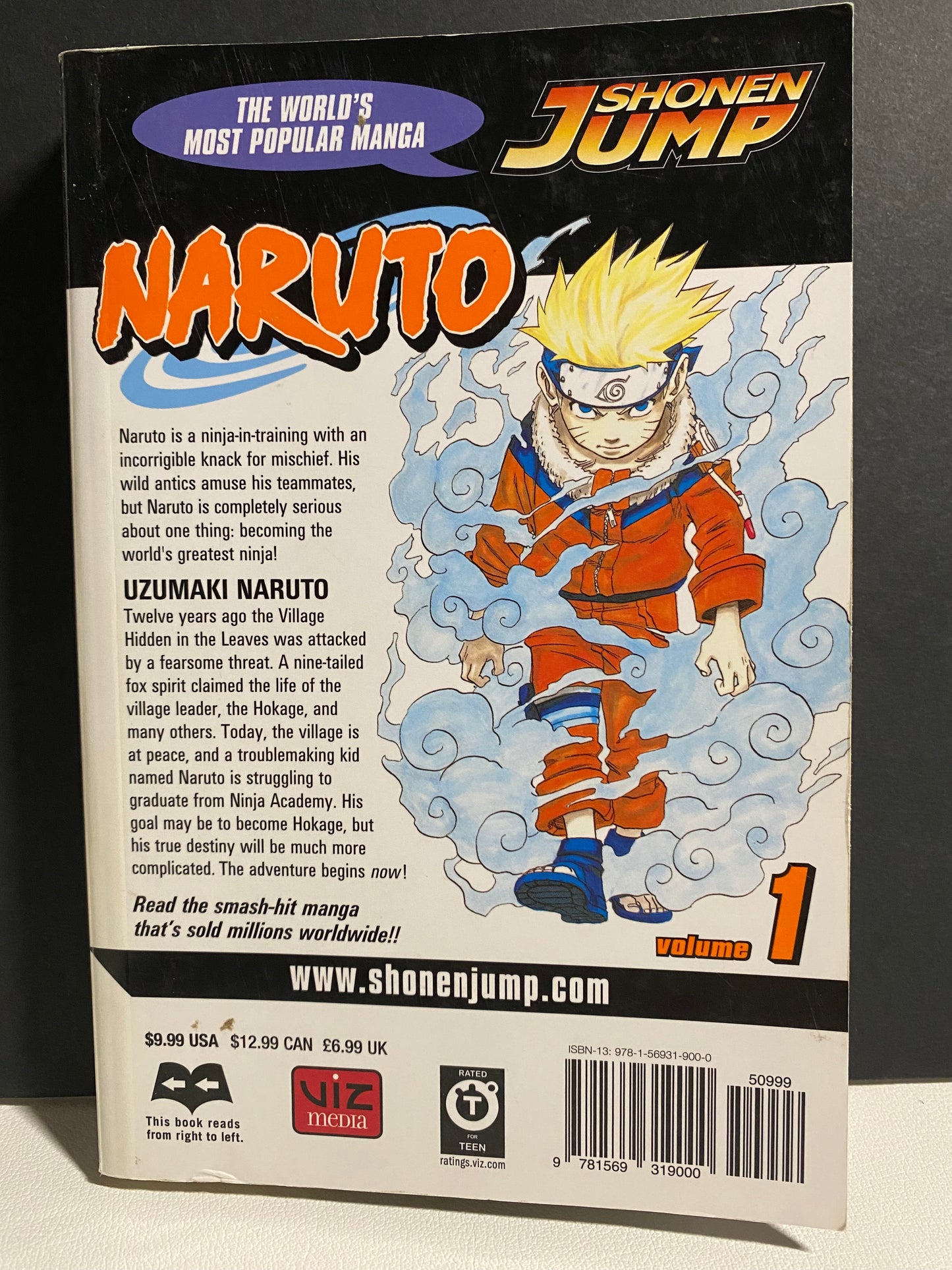 Naruto - Vol 1 (USED/GOOD)