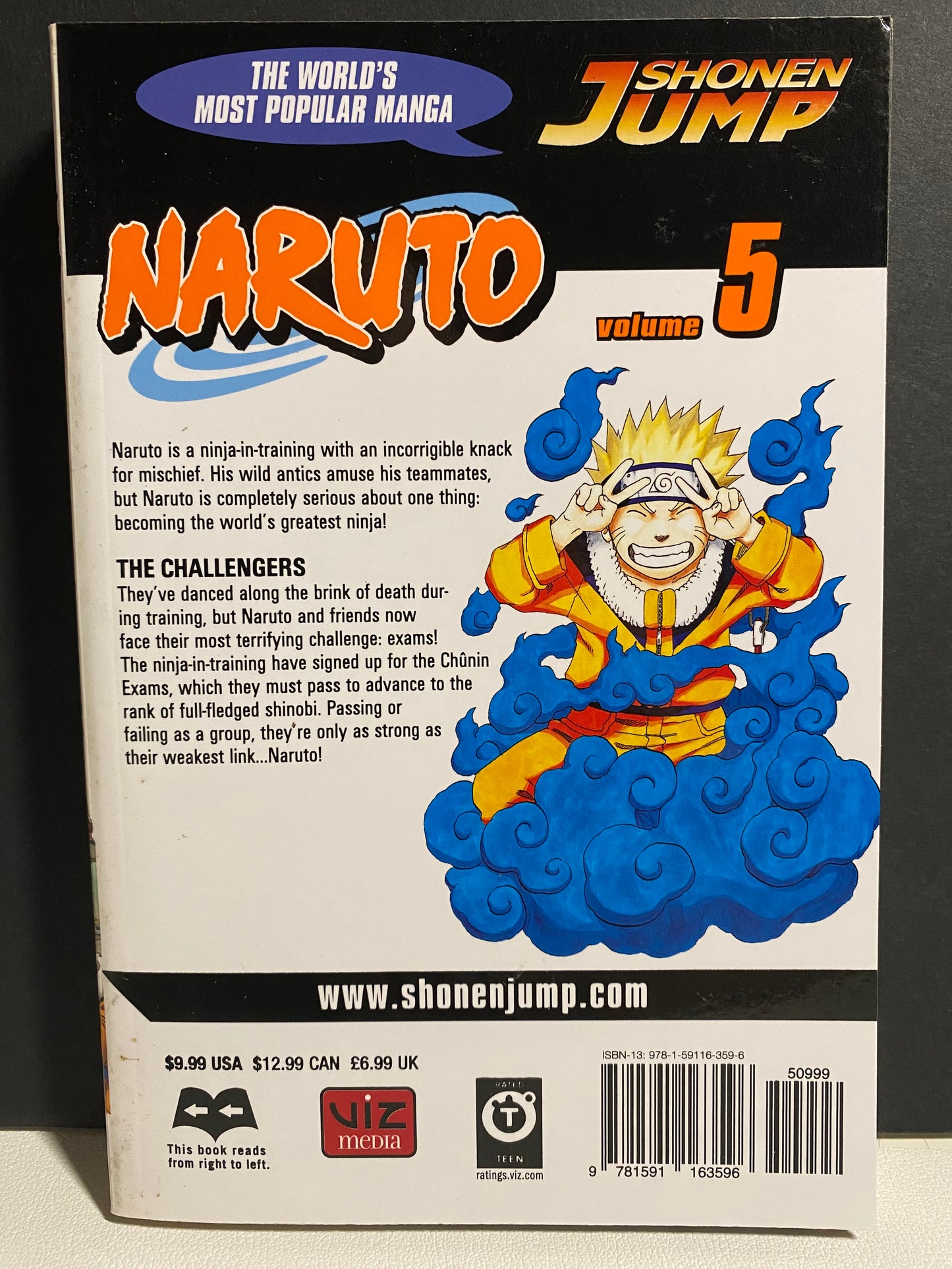 Naruto - Vol 5 (USED/GOOD)